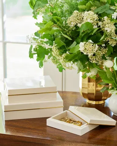 AERIN Piero Lacquer Box, 8" | Thumbnail 4