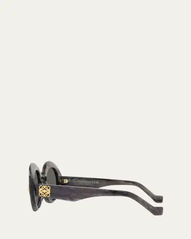 Loewe Oval Acetate Sunglasses W/ Anagram | Thumbnail 3