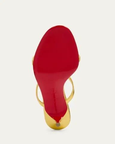 Christian Louboutin Diwalina Spike Metallic Nappa Leather Sandals | Thumbnail 5 Christian Louboutin Diwalina Spike Metallic Nappa Leather Sandals | Thumbnail 5
