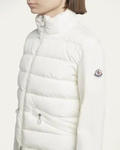 Moncler Quilted Nylon Zip-Up Cardigan | Thumbnail 5