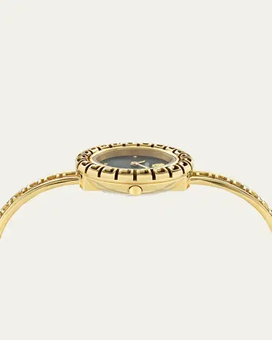 Versace 28mm La Greca Bangle Bracelet Watch with Diamonds | Thumbnail 3