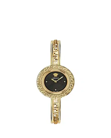 Versace 28mm La Greca Bangle Bracelet Watch with Diamonds | Thumbnail 1