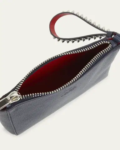 Christian Louboutin Cabata Mini Pouch Wristlet in Leather | Thumbnail 3