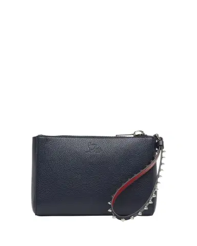 Christian Louboutin Cabata Mini Pouch Wristlet in Leather | Thumbnail 1