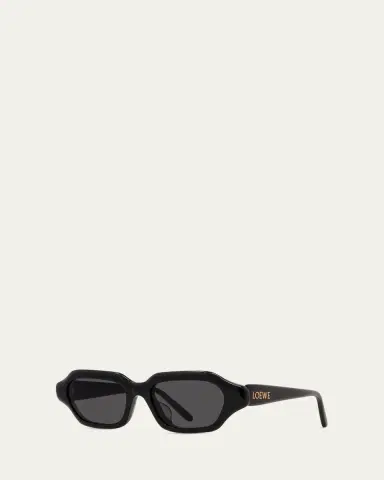 Loewe LW40157U Rectangle Acetate Sunglasses | Thumbnail 2
