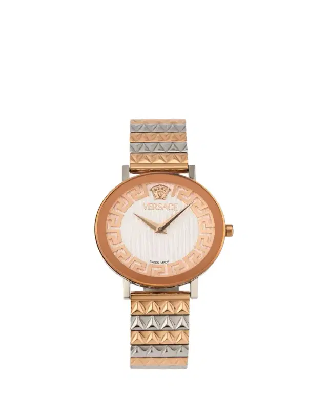 Versace 35mm Daedalus Watch with Bracelet Strap, Two Tone