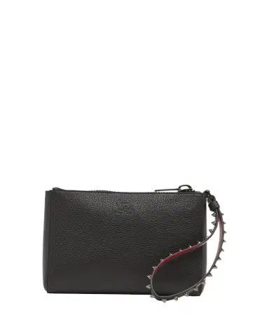 Christian Louboutin Cabata Mini Pouch Wristlet in Leather | Thumbnail 1