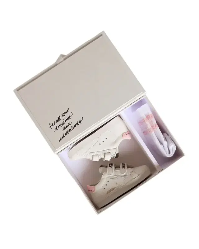 Golden Goose Kid 's Old School Glitter Dual-Grip Sneakers, Babies