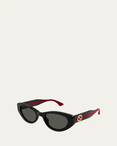 Gucci Cat-Eye Recycled Acetate Sunglasses | Thumbnail 2 Gucci Cat-Eye Recycled Acetate Sunglasses | Thumbnail 2