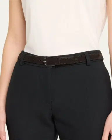 Toteme Suede Leather Belt | Thumbnail 2 Toteme Suede Leather Belt | Thumbnail 2