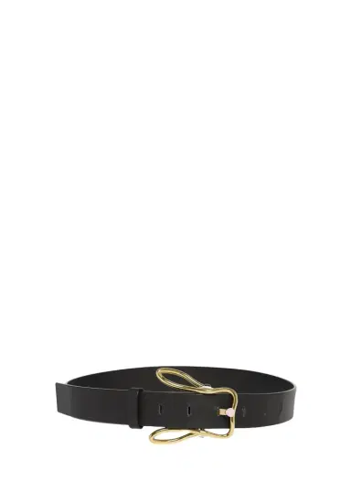 Bottega Veneta Bunny Buckle Leather Belt | Thumbnail 1