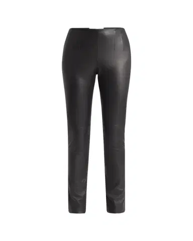 The Row Lakun Leather Skinny-Leg Slit-Hem Pants | Thumbnail 1