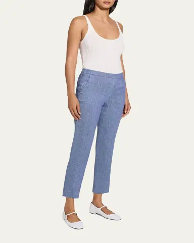 Theory Treeca Pull-On Ankle Pants | Thumbnail 4 Theory Treeca Pull-On Ankle Pants | Thumbnail 4