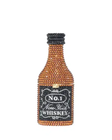 Judith Leiber Couture Mini New York Whiskey Crystal Pillbox | Thumbnail 1 Judith Leiber Couture Mini New York Whiskey Crystal Pillbox | Thumbnail 1