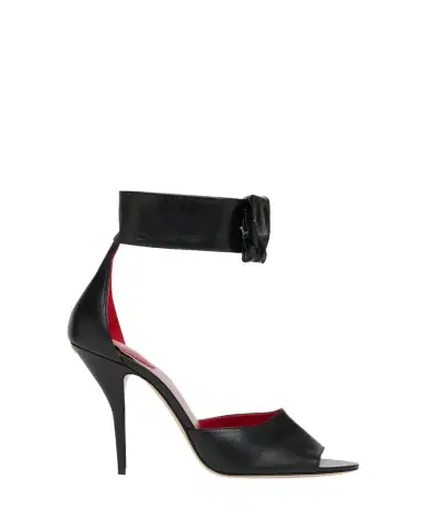 Valentino Garavani Embellished Rose Leather Sandals | Thumbnail 1 Valentino Garavani Embellished Rose Leather Sandals | Thumbnail 1