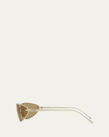 Loewe Signature Wrap Around Metal Sunglasses | Thumbnail 3