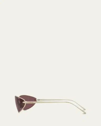 Loewe Signature Wrap Around Metal Sunglasses | Thumbnail 5