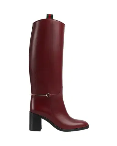 Gucci Marot Leather Charlotte Knee-High Boots | Thumbnail 1 Gucci Marot Leather Charlotte Knee-High Boots | Thumbnail 1