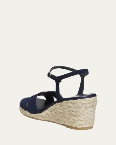 Stuart Weitzman Dayna Suede Crisscross Wedge Espadrilles | Thumbnail 8 Stuart Weitzman Dayna Suede Crisscross Wedge Espadrilles | Thumbnail 8