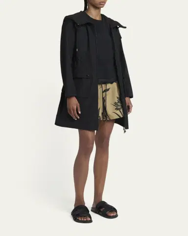 Moncler Laerte Long Hooded Parka | Thumbnail 2 Moncler Laerte Long Hooded Parka | Thumbnail 2