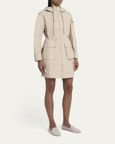 Moncler Laerte Long Hooded Parka | Thumbnail 6 Moncler Laerte Long Hooded Parka | Thumbnail 6
