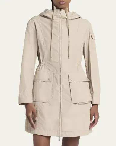Moncler Laerte Long Hooded Parka | Thumbnail 8 Moncler Laerte Long Hooded Parka | Thumbnail 8