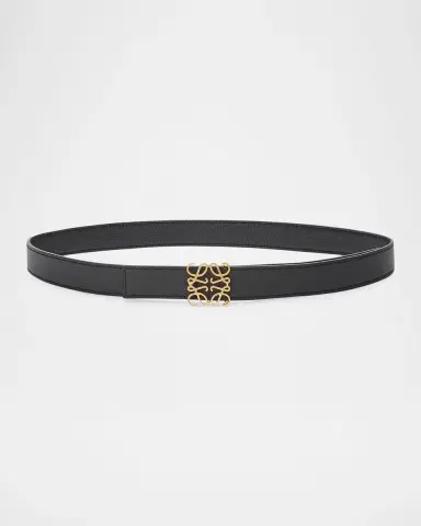 Loewe Anagram Reversible Grained Leather Belt | Thumbnail 2 Loewe Anagram Reversible Grained Leather Belt | Thumbnail 2