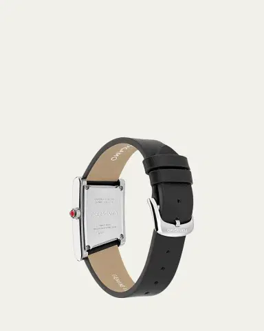 FERRAGAMO Ferragamo Asymetrique 22X36MM Stainless Steel Leather Watch | Thumbnail 3