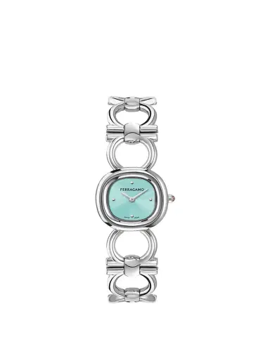 Ferragamo Double Gancini 25MM Stainless Steel Bracelet Watch | Thumbnail 1 Ferragamo Double Gancini 25MM Stainless Steel Bracelet Watch | Thumbnail 1