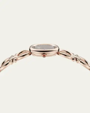 Ferragamo Double Gancini 25MM IP Rose Gold Bracelet Watch | Thumbnail 2 Ferragamo Double Gancini 25MM IP Rose Gold Bracelet Watch | Thumbnail 2