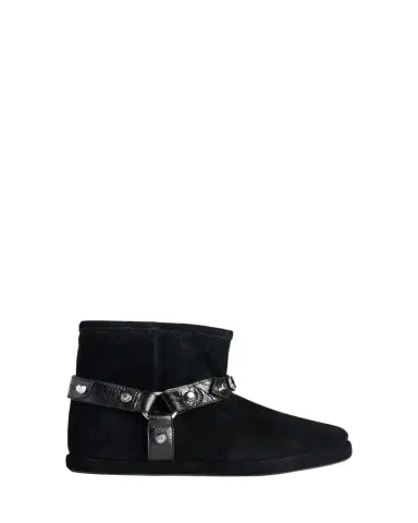 Balenciaga Alaska Soft Shearling-Lined Suede Ankle Booties | Thumbnail 1 Balenciaga Alaska Soft Shearling-Lined Suede Ankle Booties | Thumbnail 1