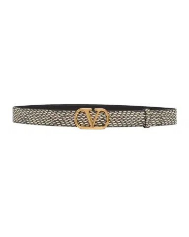 Valentino Garavani VLogo Signature Python Belt, 30mm | Thumbnail 3 Valentino Garavani VLogo Signature Python Belt, 30mm | Thumbnail 3