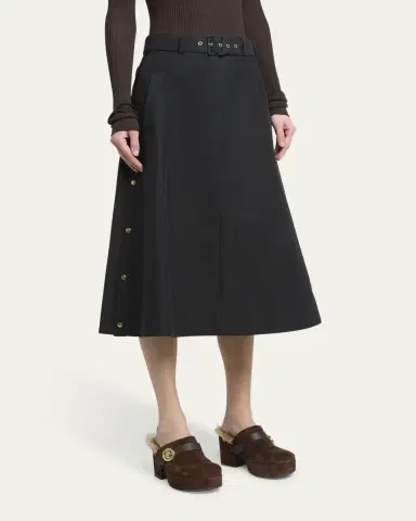 Moncler Belted Utility Skirt | Thumbnail 4