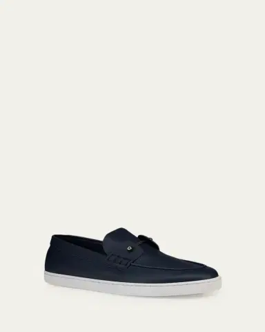 Christian Louboutin Men's Chambeliboat Leather Slip-On | Thumbnail 10