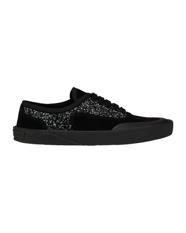 Christian Louboutin Men 's Tactical Skate Red Sole Low-Top Sneakers