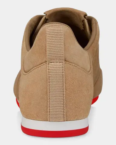 Christian Louboutin Eleonora Flex Suede Low-Top Sneakers | Thumbnail 2 Christian Louboutin Eleonora Flex Suede Low-Top Sneakers | Thumbnail 2