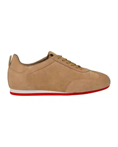 Christian Louboutin Eleonora Flex Suede Low-Top Sneakers | Thumbnail 1 Christian Louboutin Eleonora Flex Suede Low-Top Sneakers | Thumbnail 1