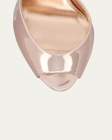 Christian Louboutin 100mm Me Dolly Metallic Leather Slide Sandals | Thumbnail 4 Christian Louboutin 100mm Me Dolly Metallic Leather Slide Sandals | Thumbnail 4