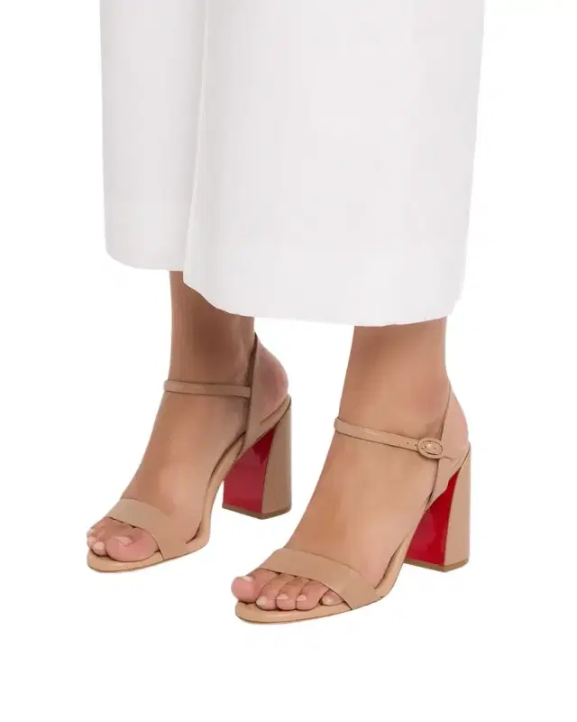 Christian Louboutin 8mm Miss Jane Leather Sandals