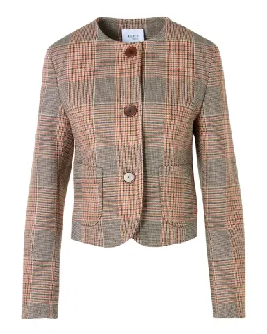 Akris punto Glen Plaid Wool Jacket | Thumbnail 1 Akris punto Glen Plaid Wool Jacket | Thumbnail 1