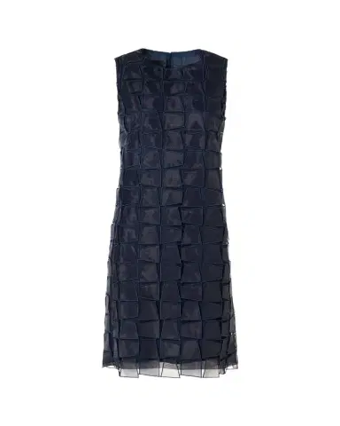 Akris Organza Trapezoid Embroidered Sheath Dress | Thumbnail 1