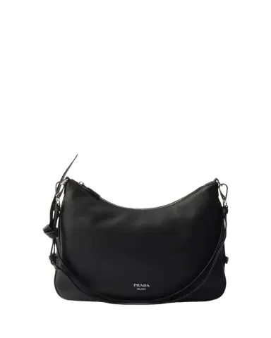 Prada Fold Large Leather Shoulder Bag | Thumbnail 1 Prada Fold Large Leather Shoulder Bag | Thumbnail 1