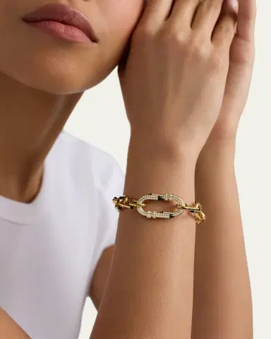 NOUVEL HERITAGE Paved Try Me Bracelet with Diamonds | Thumbnail 2 NOUVEL HERITAGE Paved Try Me Bracelet with Diamonds | Thumbnail 2