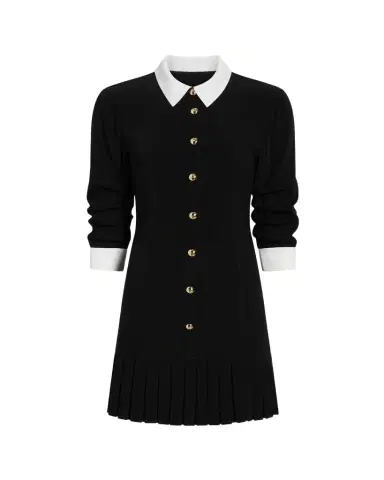 Cinq à Sept Luca Drapey Crepe Mini Shirtdress | Thumbnail 1 Cinq à Sept Luca Drapey Crepe Mini Shirtdress | Thumbnail 1