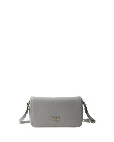 Prada Daino Flap Soft Leather Crossbody Bag | Thumbnail 1 Prada Daino Flap Soft Leather Crossbody Bag | Thumbnail 1
