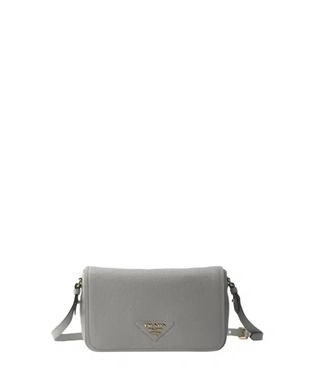 Prada Daino Flap Soft Leather Crossbody Bag
