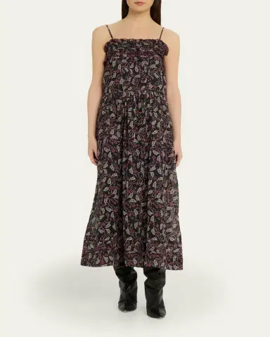 Etoile Isabel Marant Demy Floral Cotton Slipdress | Thumbnail 2 Etoile Isabel Marant Demy Floral Cotton Slipdress | Thumbnail 2
