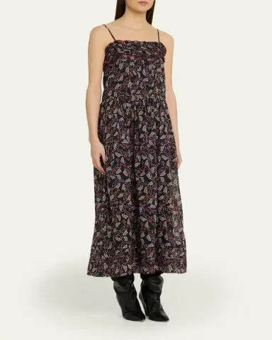 Etoile Isabel Marant Demy Floral Cotton Slipdress | Thumbnail 4 Etoile Isabel Marant Demy Floral Cotton Slipdress | Thumbnail 4