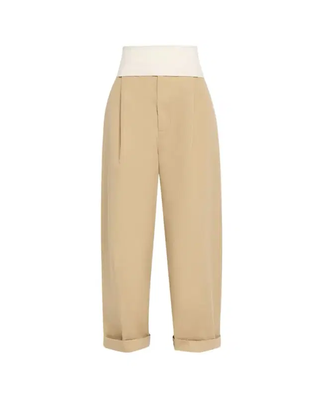 DARKPARK Wendy Elastic Waist Wide-Leg Trousers