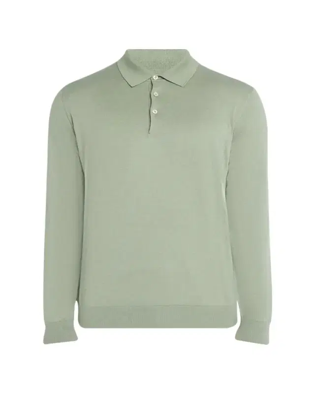 Men's Cotton-Cashmere Polo Shirt